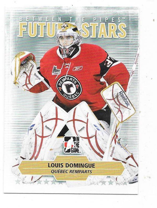 2009-10 ITG CHL Between The Pipes FUTURE STARS #49 Louis Dominique , Quebec Remparts
