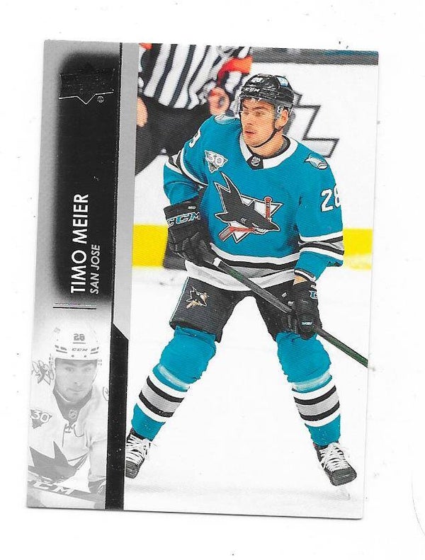 2018-19 Upper Deck NHL Ice Hockey Card  #152 Timo Meier , San Jose Sharks