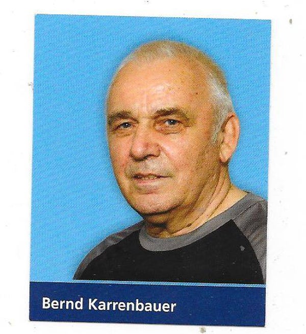 2009-10 German Eisbären Berlin Teamissued Ice Hockey Card # Bernd Karrenbauer
