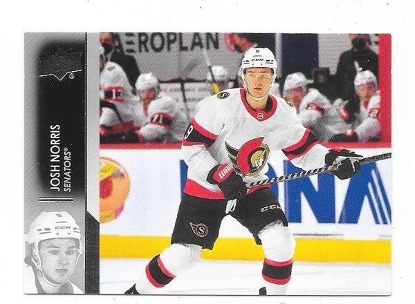2022-23 Upper Deck Ice Hockey Card  #129 Josh Norris , Ottawa Senators