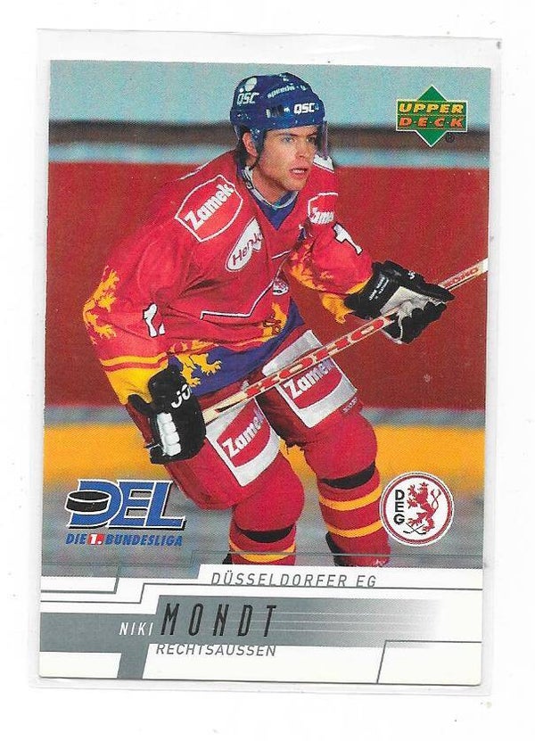 2000-01 German DEL Ice Hockey card #46 Niki Mondt , Düsseldorfer EG