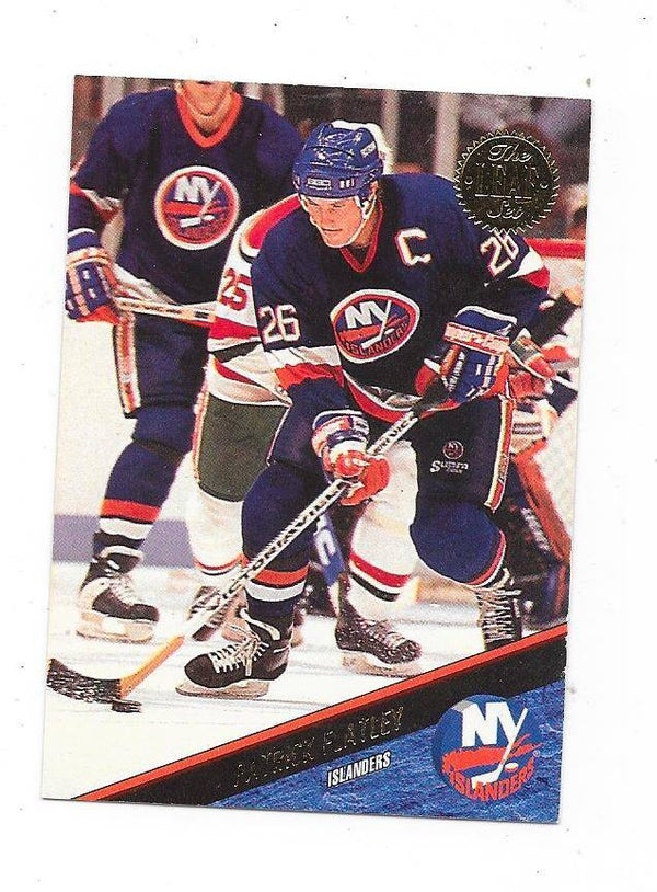 1993-94 LEAF NHL Ice Hockey Card #43 Patrick Flatley , New York Islanders