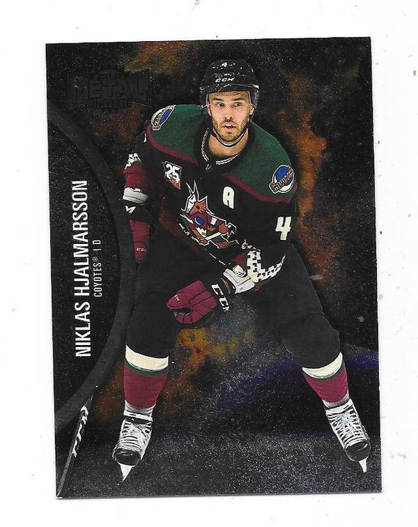 2021-22 Metal Universe #6 Niklas Hjalmarsson , Arizona Coyotes