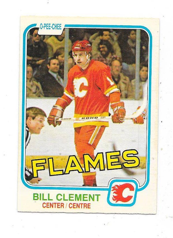1981-82 OPC #39 Bill Clement , Calgary Flames