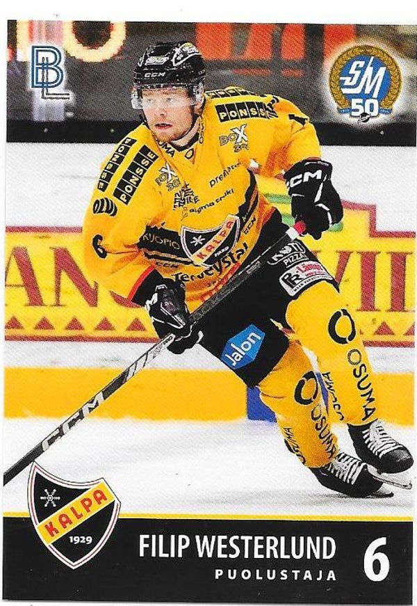 2024-25 Finnish Blueline TeamIssued #Kalpa-2 Filip Westerlund  , Frölunda HC