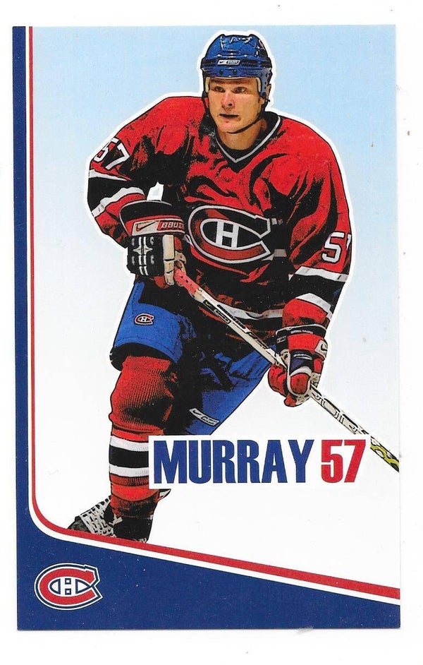 2006-07 Montreal Canadiens Teamissued Postcard NHL #57 Garth Murray