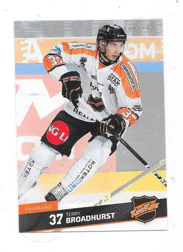 2016-17 Finnish Cardset #275 Terry Broadhurst , KooKoo , Univ. of Nebraska-Omaha