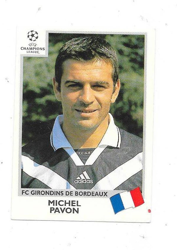 1999-00 Panini Football UEFA Champions League #266 Michel Pavon , Bordeaux , France
