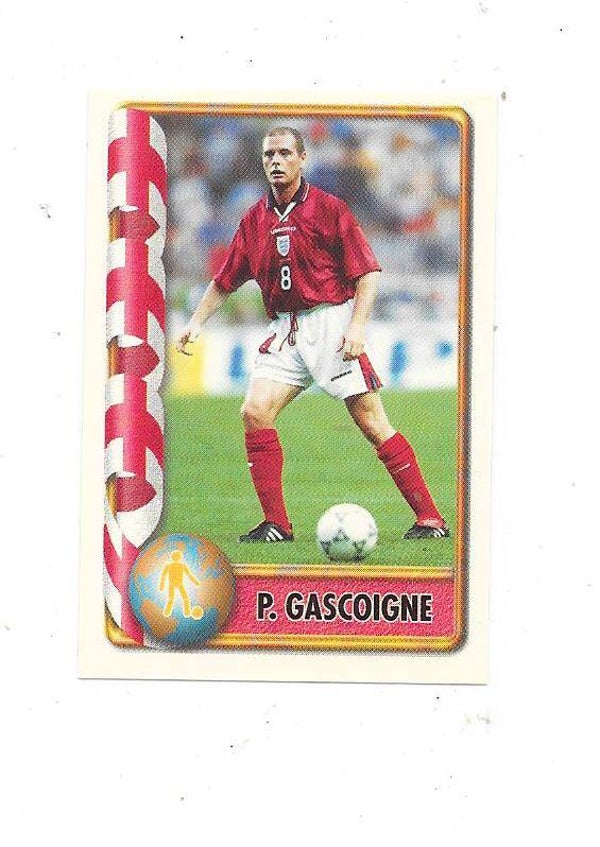1998 Navarrete FIFA France 98 Sticker #310 Paul Gascoigne , England
