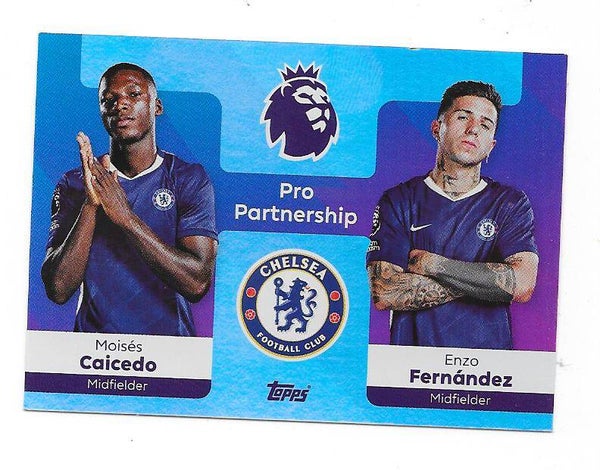 2025-26 Topps Match Attax  Premier League Pro Partneship #367 Moises Caicedo & Enzo Fernandez , Chelsea , England