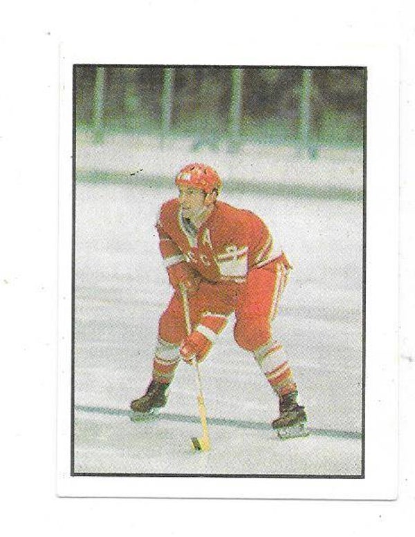 1971-72 Swedish Williams Ice Hockey Card #29 Vitali Davydov , CCCP & Dynamo Moscow