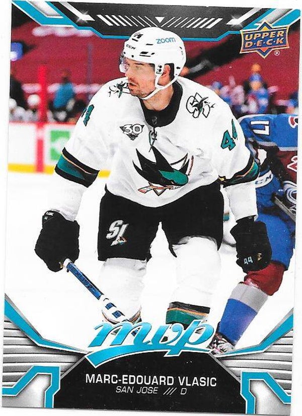 2022-23 Upper Deck MVP NHL Ice Hockey Cards #126 Marc-Edoaurd Vlasic , San Jose Sharks