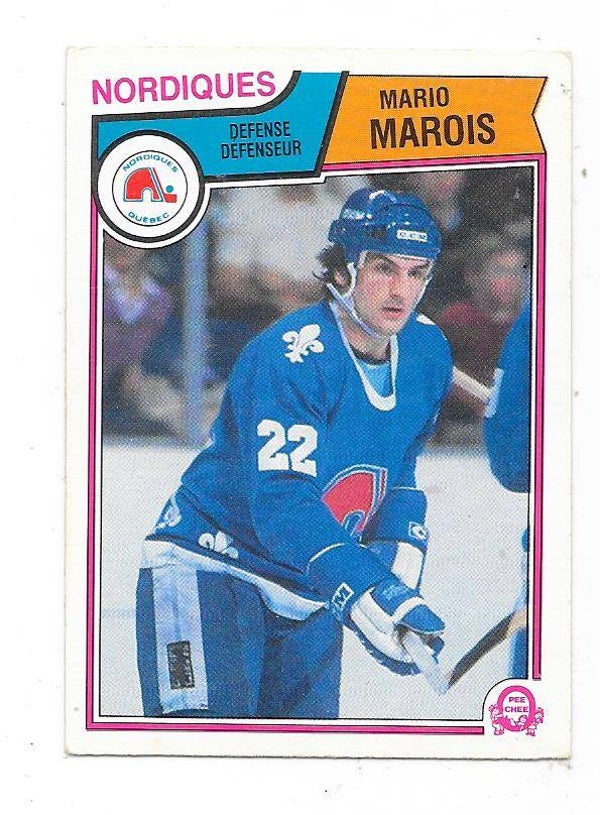 1983-84 OPC NHL Ice Hockey Card #295 Mario Marois , Quebec Nordiques
