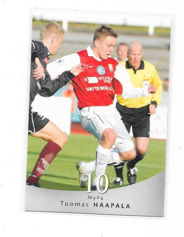 2004 Finnish Cardset #136 Tuomas Haapala MyPa , Manchester City