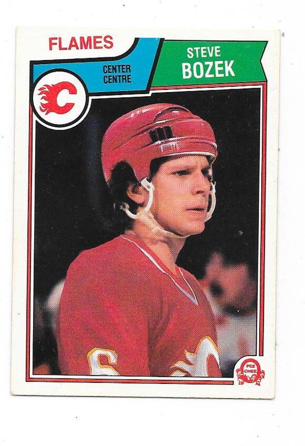 1983-84 OPC #77 Steve Bozek , Calgary Flames