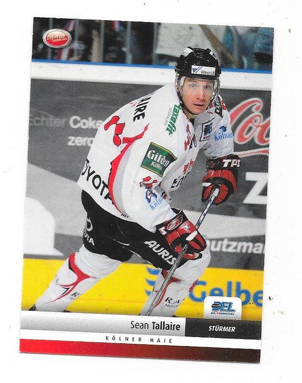2007-08 German DEL Ice Hockey card #205 Sean Tallaire , Kölner Haie , Lake Superior State Univ.
