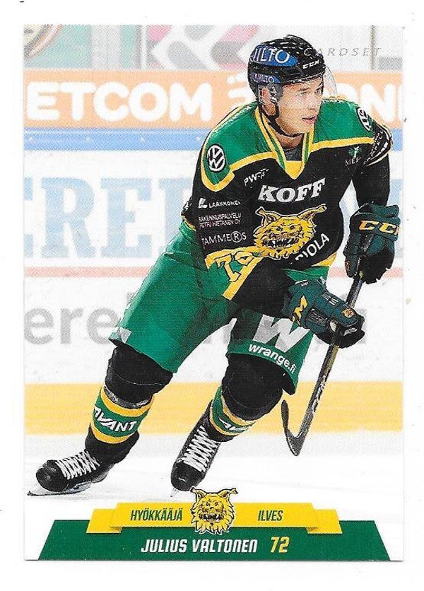 2015-16 Finnish Cardset #214 Julius Valtonen Ilves , VHK Vsetin