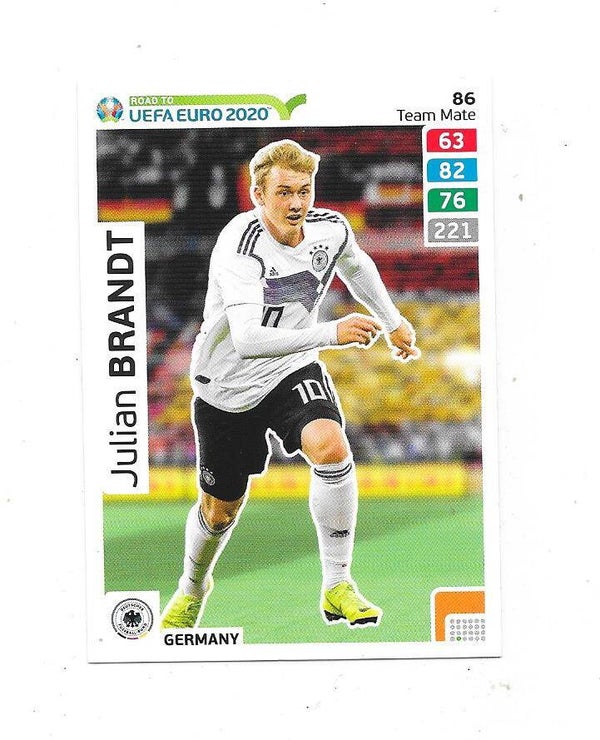 2020 Panini Adrenalyn XL Road to UEFA EURO 2020 #86 Julian Draxler , Germany
