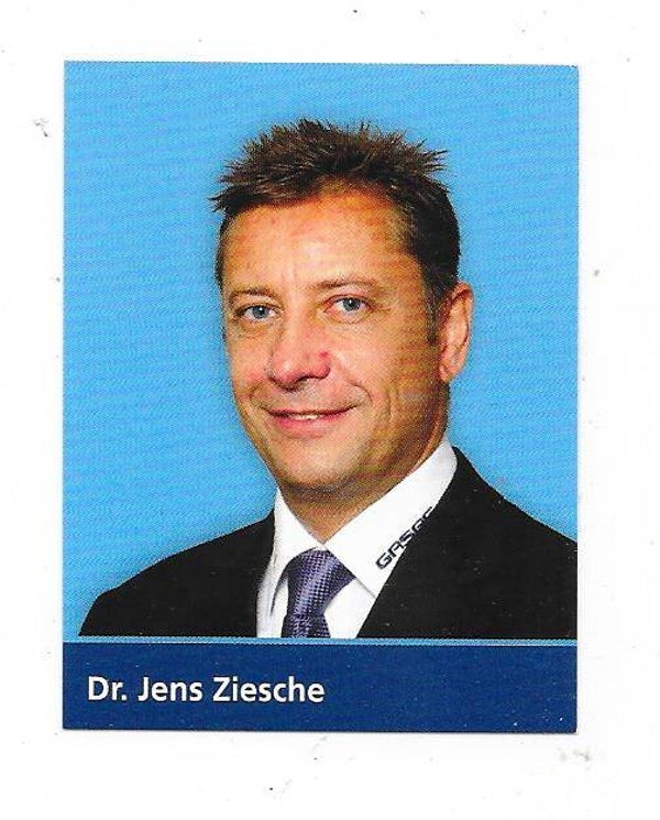 2009-10 German Eisbären Berlin Teamissued Ice Hockey Card # Dr. Jens Ziesche