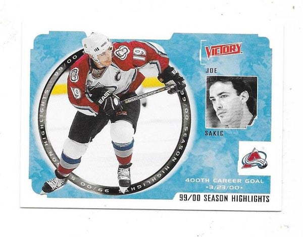 1999-00 Upper Deck Victory SL #245 Joe Sakic , Colorado Avalanche