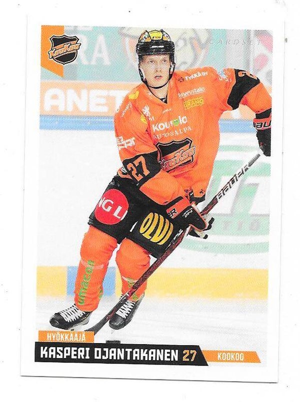 2019-20 Finnish Cardset #82 Kasperi Ojantakanen KooKoo , Univ. of Connecticut