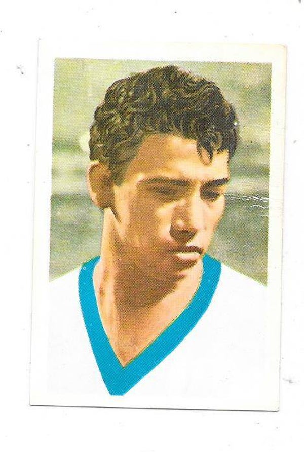 1970 Swedish Semic Football World Cup Card #195 Salvador Cabezas , Salvador , FAS