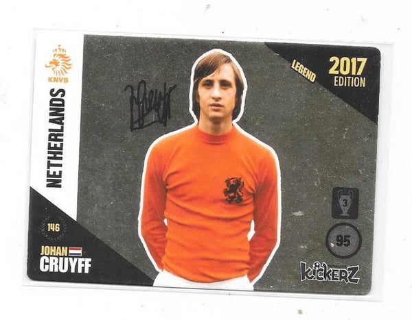 2017 Swedish Kickerz LEGENDS # Johan Cruyff , Netherlands & FC Barcelona