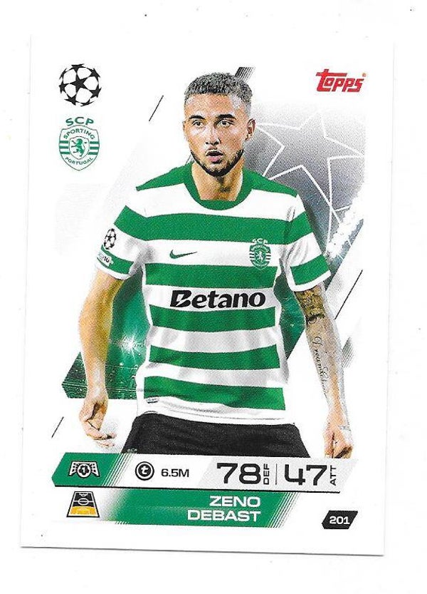 2025-26 Topps Match Attax Champions League #201 Zeno Depast , Sporting CP