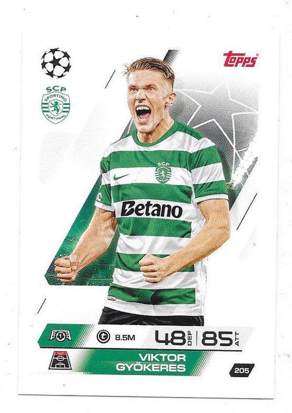 2025-26 Topps Match Attax Champions League #205 Viktro Gyökeres , Sporting CP