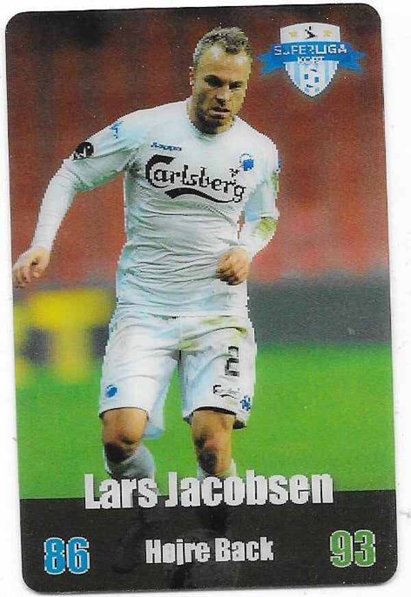 2012-13 Danish Superliga Kuma Fotboll Kort # Lars Jacobsen  , FC København