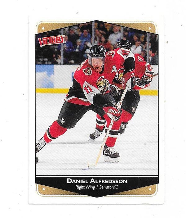 2000-01 Upper Deck Victory #204 Daniel Alfredsson , Ottawa Senators