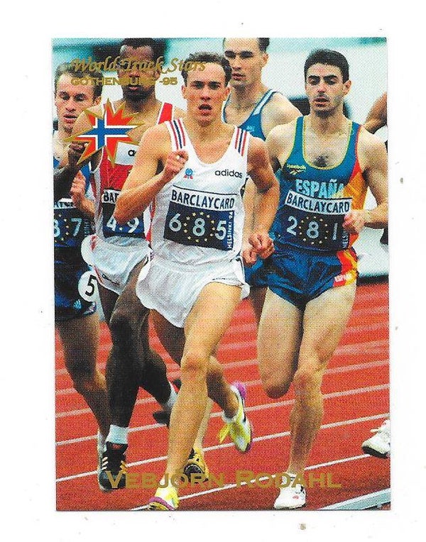 1995 Gothenburg World Track Stars #54 Vebrjörn Rodahl , Norway