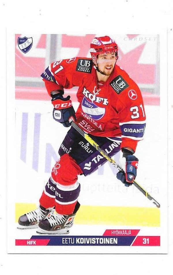 2023-24 Finnish Cardset #8 Eetu Koivistoinen HIFK , Luleå HF