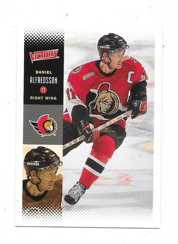 1999-00 Upper Deck Victory #163 Daniel Alfredsson , Ottawa Senators