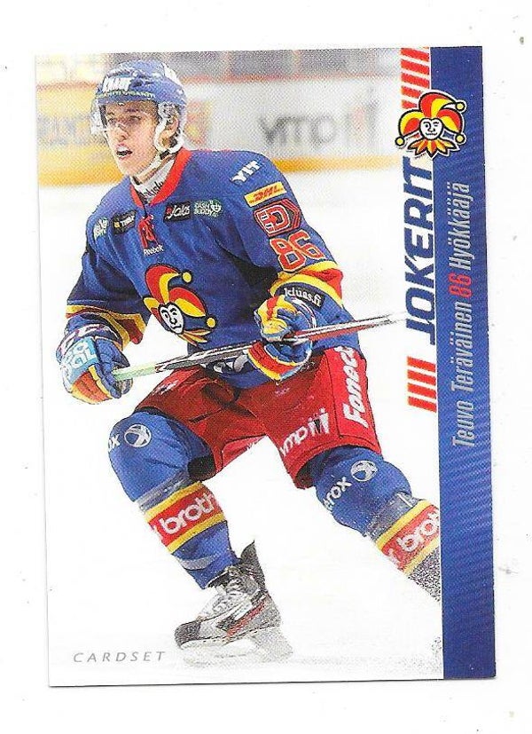 2012-13 Finnish Cardset #60 Teuvo Teräväinen Jokerit , Chicago Blackhawks