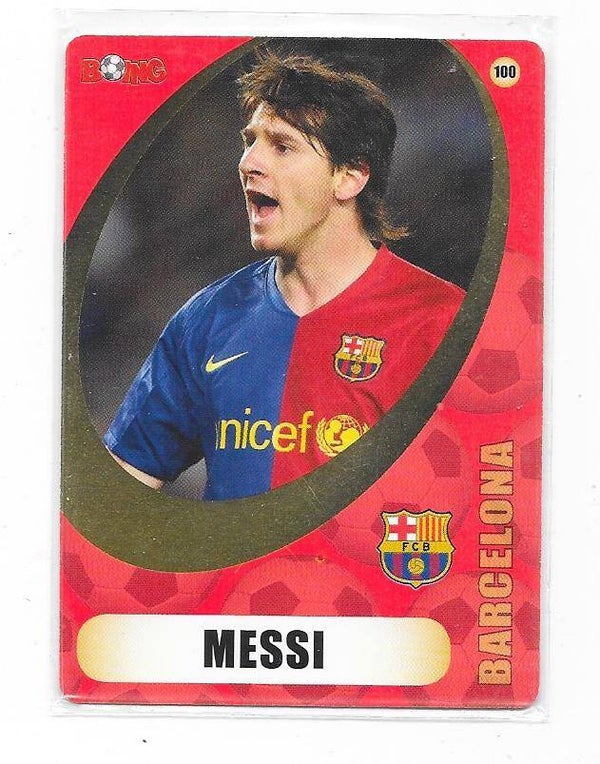 2008-09 Finnish Boing Football Card #100 Lionel Messi , FC Barcelona