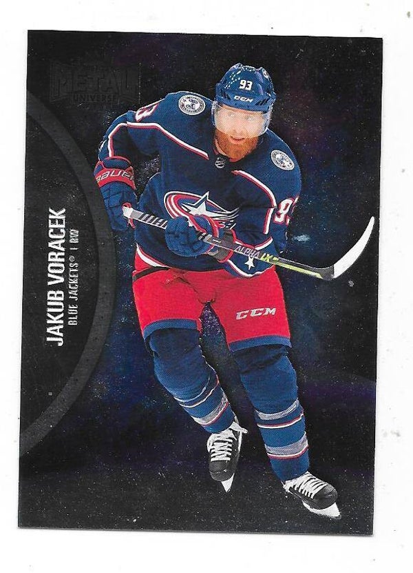 2021-22 Skybox Metal Universe #36 Jakub Voracek , Columbus Blue Jackets