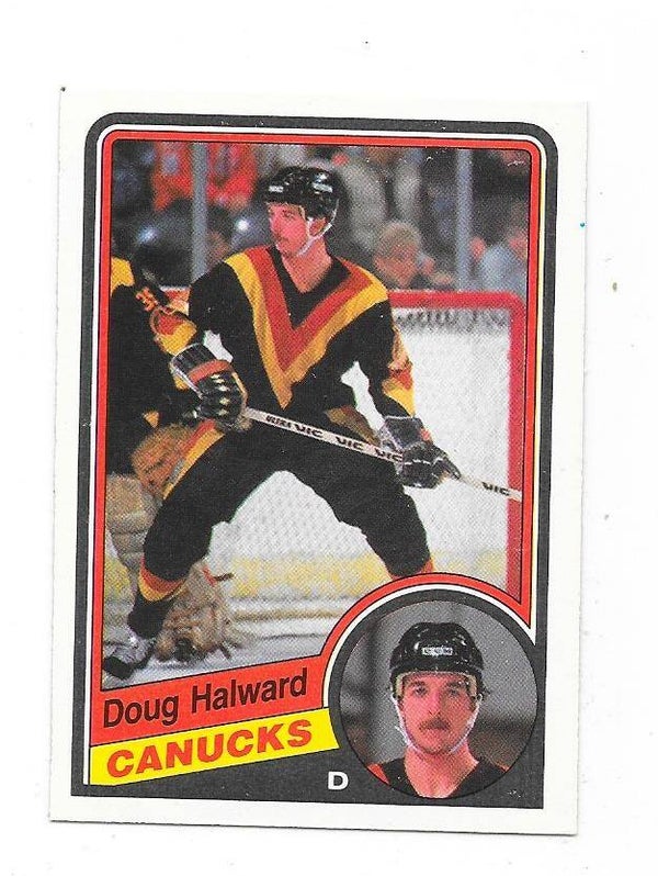 1984-85 OPC #320 Doug Halward , Vancouver Canucks