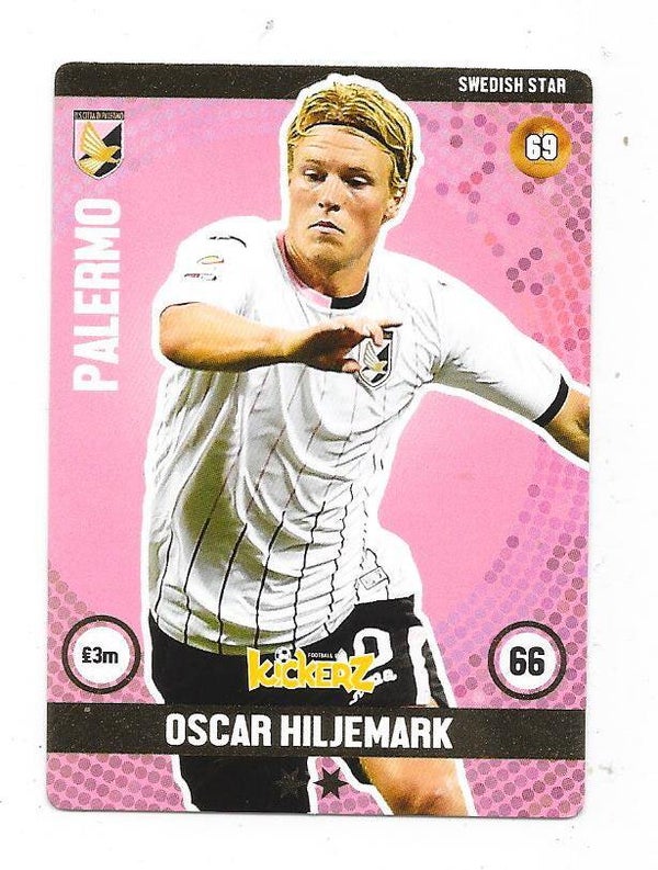 2015-16  Swedish Kickerz Goldstar # Oscar Hiljemark , Palermo & Sweden