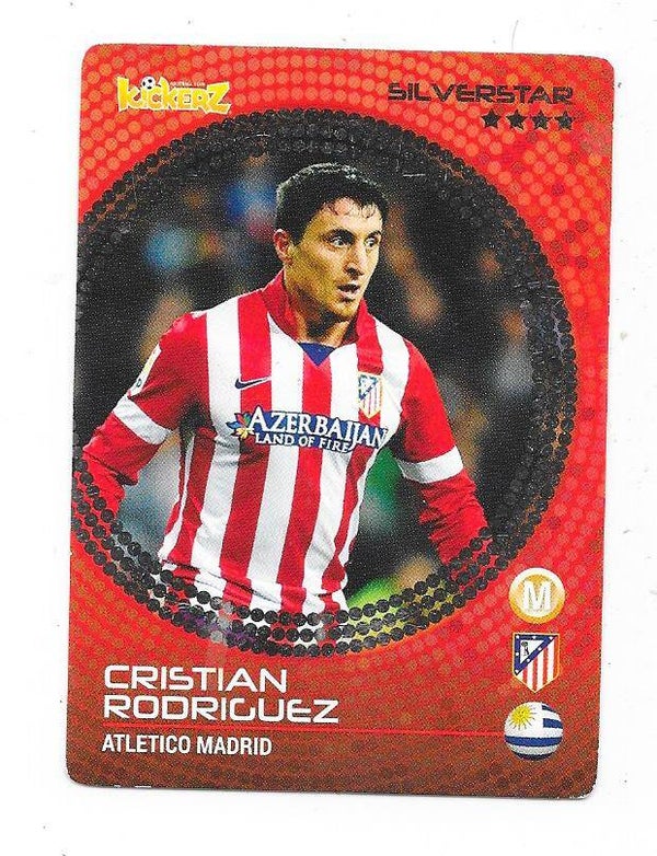 2013-14 Swedish Kickerz Silverstar # Christian Rodriguez Atletico Madrid , Uruguay