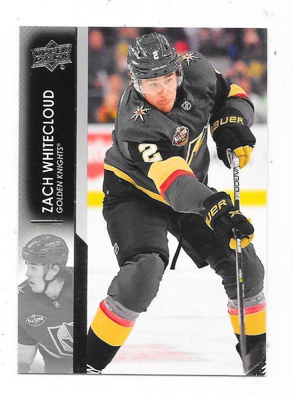 2021-22 Upper Deck NHL Ice Hockey Cards #435 Zach Whitecloud , Vegas Golden Knights