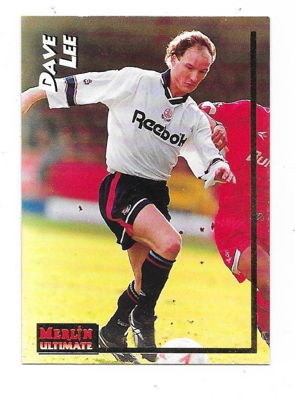 1995-96 Merlin Football #43 David Lee  Bolton Wanderers