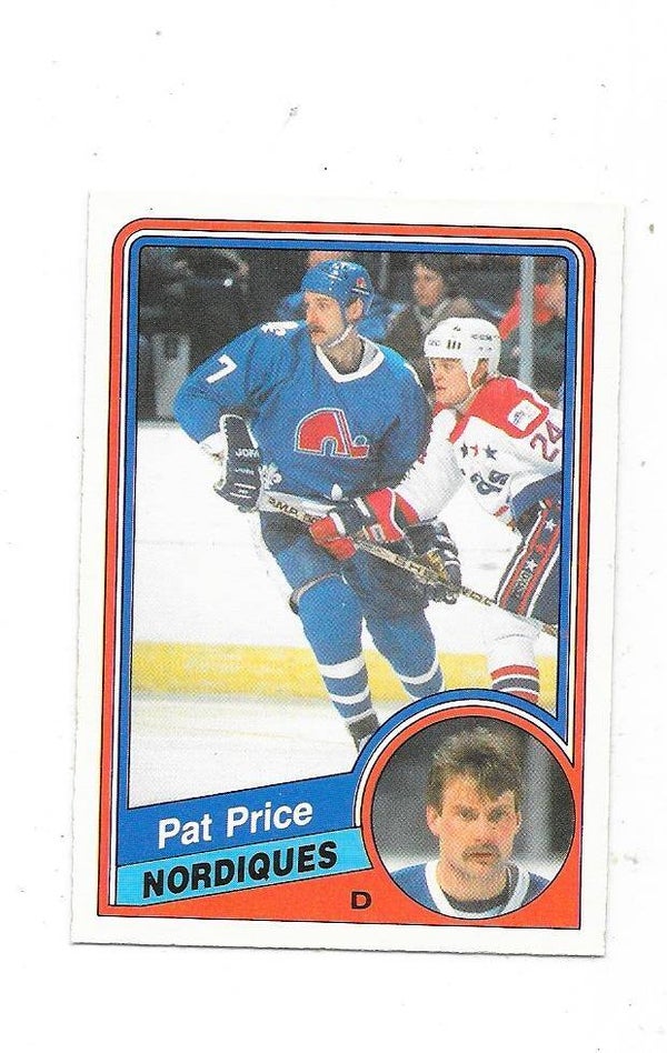 1984-85 OPC #286 Pat Price , Quebec Nordiques
