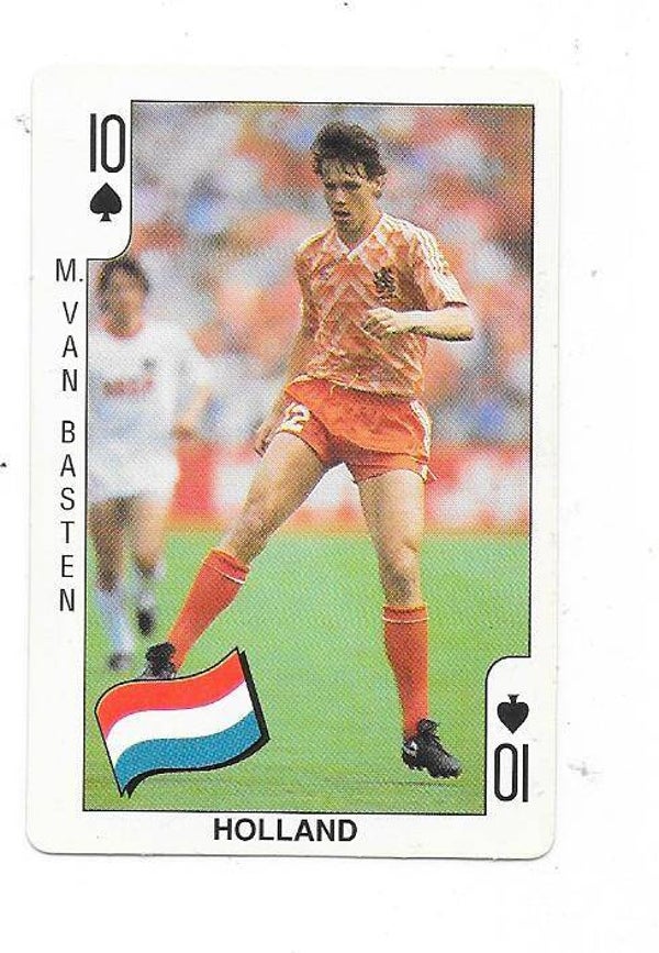 1990 Dandy Football FIFA World Cup Italia 90 #S10 Marco Van Basten , Netherlands , Ajax Amsterdam