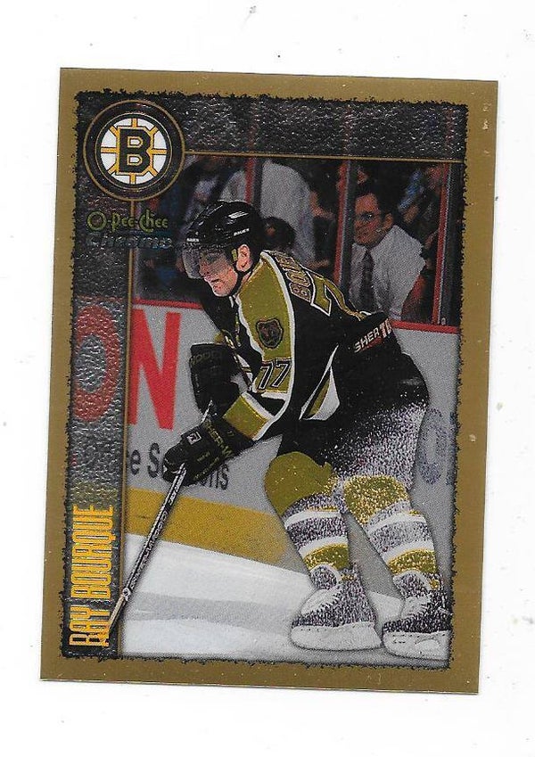1998-99 OPC Chrome NHL Card #206 Ray Bourque , Boston Bruins