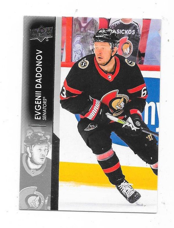 2022-23 Upper Deck Ice Hockey Card  #128 Evgeny Dadonov , Ottawa Senators
