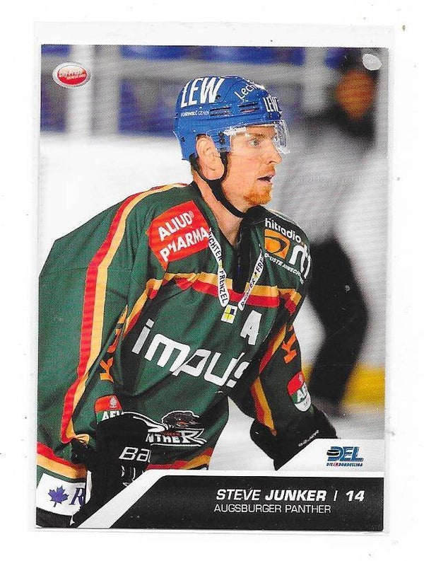2009-10 DEL Ice Hockey card #106 Steve Junker , Augsburger Panther , Spokane Chiefs