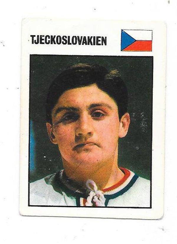 1969-70 Swedish Semic Ice Hockey #24 Richard Farda , Czechoslovakia , TJ Brno