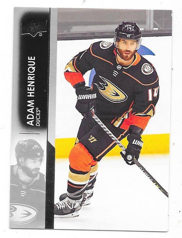 2021-22 Upper Deck NHL Ice Hockey Card #4 Adam Henrique , Anaheim Ducks