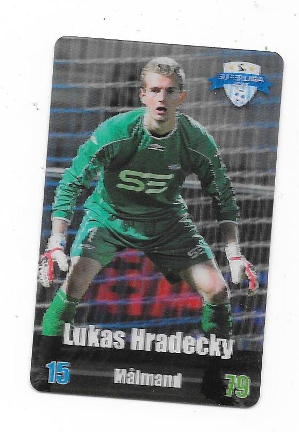 2012-13 Danish Superliga Kort Kulma Football Card  # Lukas Hradecky , Esbjerg fB